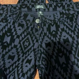 Pink celebrity jeans stretch pants